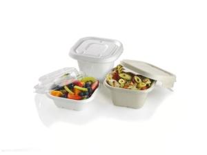 BioCane takeaway trays use sugarcane pulp rather than oil as their chief packaging material.